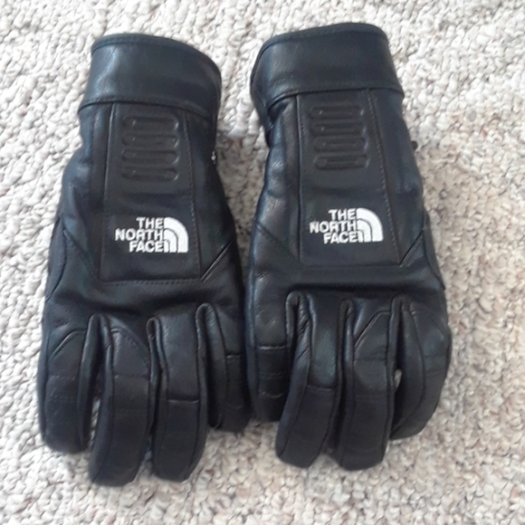 north face leather gloves